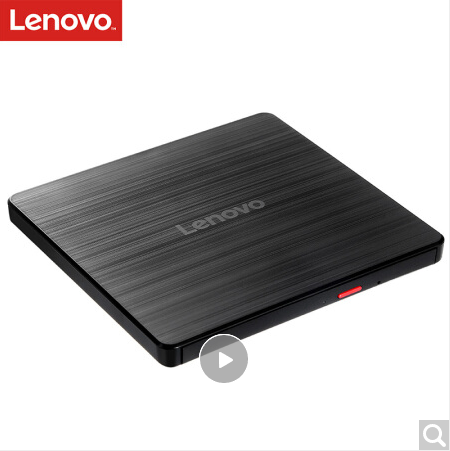 联想（Lenovo）8倍速 USB2.0 外置光驱 外置DVD刻录机 移动光驱 黑色(兼容Windows/苹果MAC系统/GP70N)